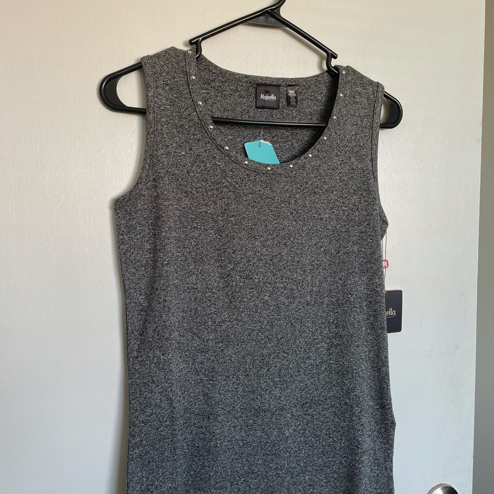 Rafaella Sleeveless Studded Top - Size XS - Picture 2 of 11